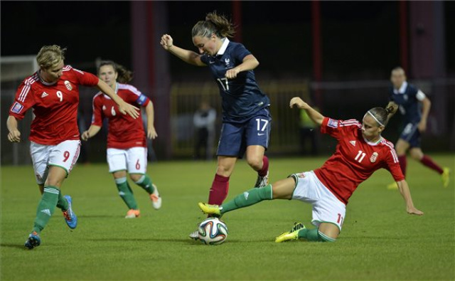 Női labdarúgó vb-selejtező - Magyarország-Franciaország