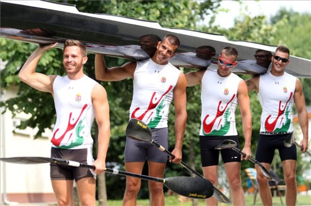 A riói olimpiára készülő magyar kajak-kenusok