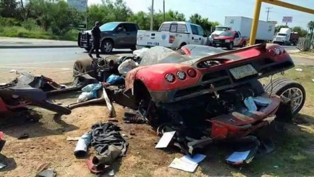 Koenigsegg CCX balesete Mexikóban