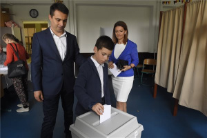 Kvótareferendum - Vona Gábor szavaz