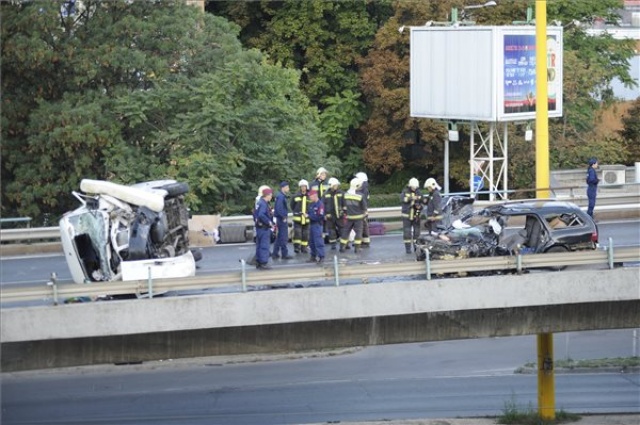 Halálos baleset történt Budapesten, a BAH csomópontnál