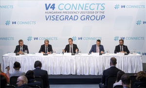 A visegrádi országok és az Egyesült Királyság külgazdasági miniszteri találkozója Budapesten