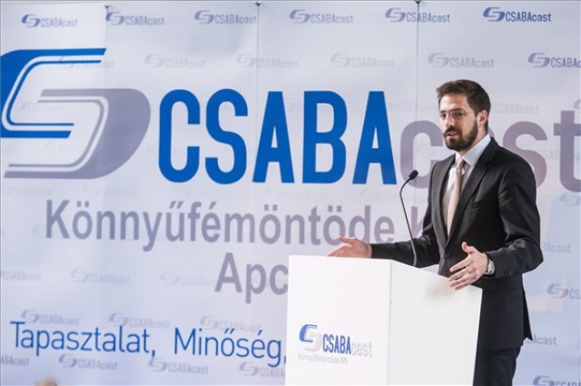 Átadták a CSABAcast Könnyűfémöntöde Kft. apci új üzemét 