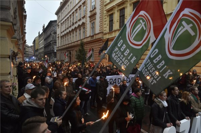 Október 23. - A Jobbik megemlékezése Budapesten