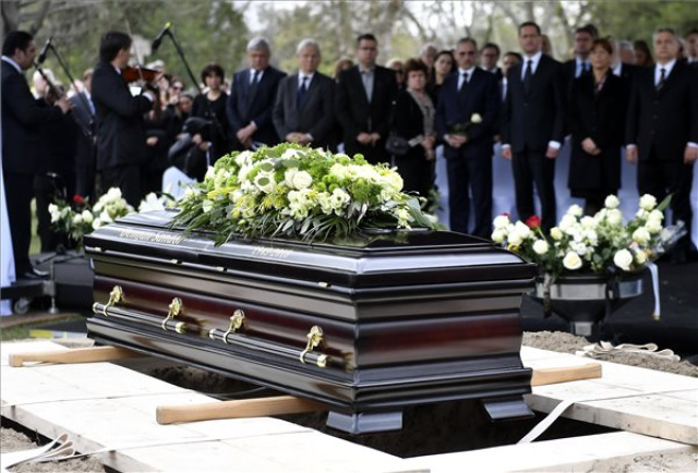 Demján Sándor temetése