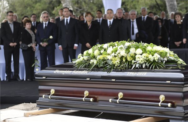 Demján Sándor temetése