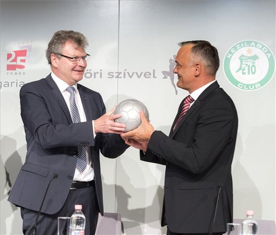 Újabb három évre az Audi Hungaria Zrt. a Győri ETO KC névadó főszponzora