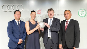 Újabb három évre az Audi Hungaria Zrt. a Győri ETO KC névadó főszponzora