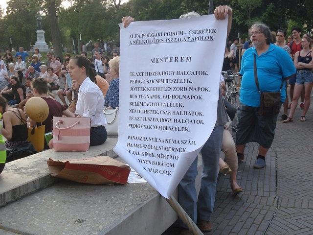 Tüntetés Szegeden - 2018.05.05.