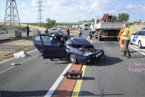 Halálos baleset az M2-es autóúton