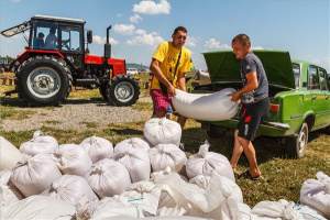 Magyarok kenyere - Összeöntötték a Kárpát-medencei magyar gazdák által gyűjtött búzát Kárpátalján