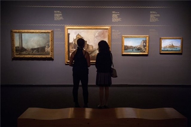 Velencei barokk látképekből nyílt kiállítás a Magyar Nemzeti Galériában