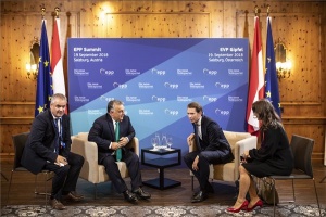 EU-csúcs - Orbán Viktor és Sebastian Kurz találkozója