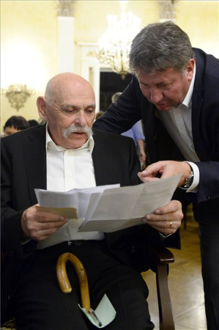 Szilágyi István írót köszöntötték 80. születésnapja alkalmából