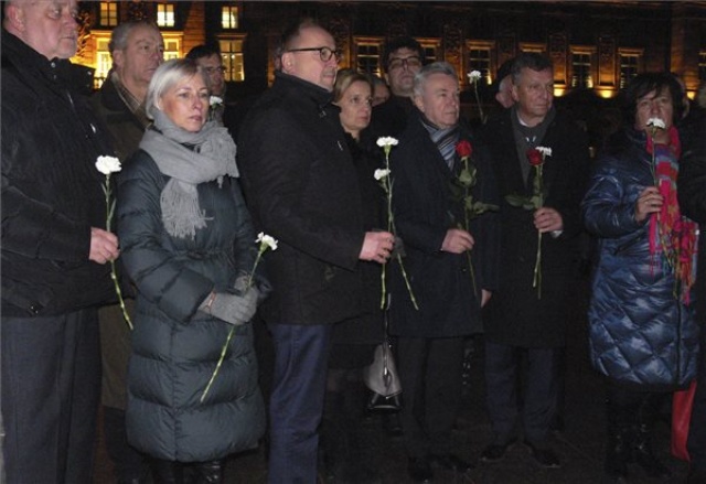 Strasbourgi lövöldözés - Az áldozatokra emlékeztek