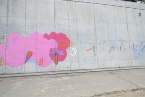 Graffiti támfal