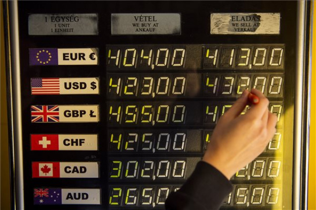 Devizapiac - Gyengült a forint, a frankkal és a dollárral szemben új mélypontot ért el