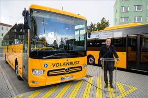 Huszonegy új autóbusz áll forgalomba Veszprém vármegyében