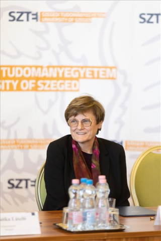 Karikó Katalin látogatása a Szegedi Tudományegyetemen