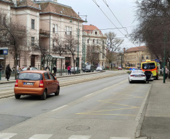 Kerékpárost sodort el egy autós a Tisza Lajos körúton