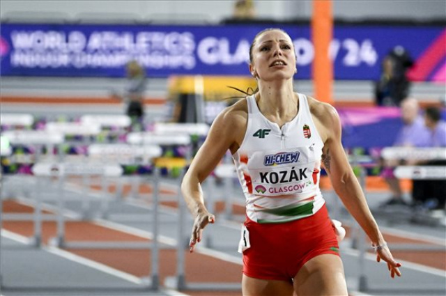 Fedett pályás világbajnokság Glasgow-ban - Kozák Luca döntős a 60 méteres gátfutásban 