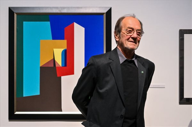 A 75 éves Aknay János kiállítása Szentendrén