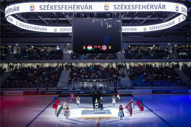 Győzelemmel avatta fel az Alba Arénát a magyar jégkorong-válogatott