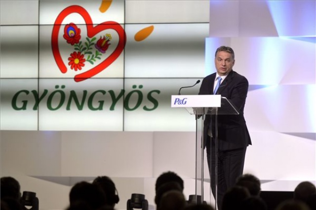 A Procter & Gamble új gyárának megnyitója Gyöngyösön