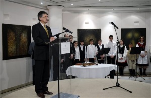 Tér-Misztika - Vinczeffy László kiállítása a Kárpát-haza Galériában
