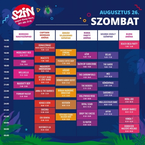 SZIN 2017.08.23. - Első nap