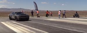 Dodge Challenger SRT Demon vs EBR 1190SX