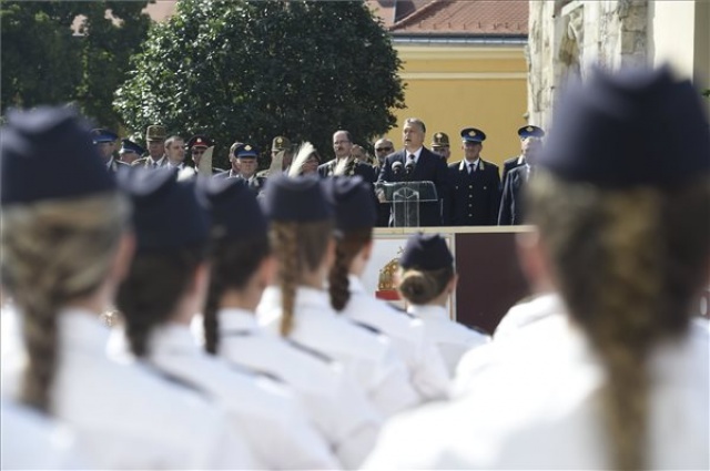 Az NKE tisztavatási ünnepsége Budapesten