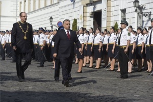 Az NKE tisztavatási ünnepsége Budapesten