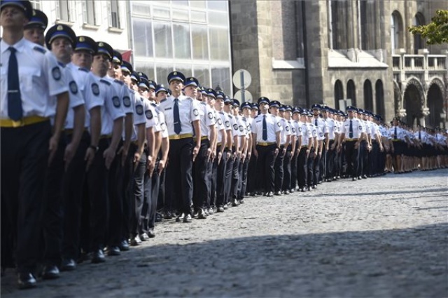 Az NKE tisztavatási ünnepsége Budapesten