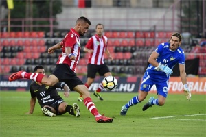 Labdarúgó Európa Liga - Budapest Honvéd-Progrés Niedercorn 
