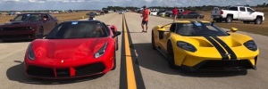 Ferrari 488 Spider vs Ford GT