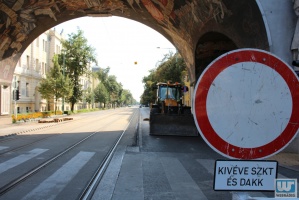 Vízvezetéket újítanak a Belvárosban