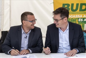 Önkormányzat 2019 - Karácsony Gergely együttműködési megállapodást írt alá a Magyar Szolidaritás Mozgalommal