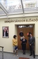 Demján Sándorról neveztek el előadótermet a BGE-n 