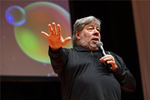 Steve Wozniak, az Apple társalapítója Budapesten