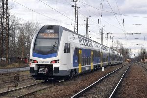 Próbaúton az új emeletes FLIRT motorvonat