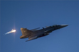 Gripen vadászrepülőgép Tatárszentgyörgyön