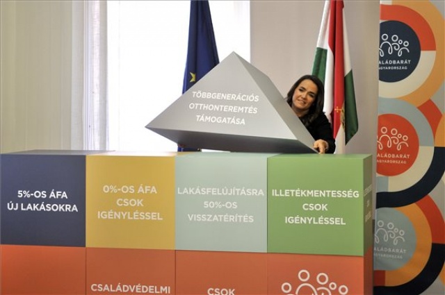 Novák Katalin sajótájékoztatója - Januártól akár a csok teljes összege felvehető új többgenerációs otthonok létrehozására