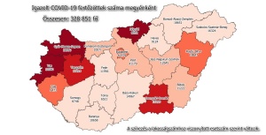 Koronavírus térkép - 2021.01.04.