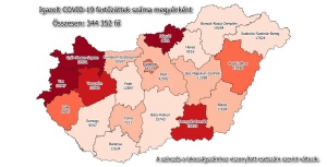 Koronavírus térkép - 2021.01.12.
