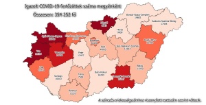 Koronavírus térkép - 2021.01.20.