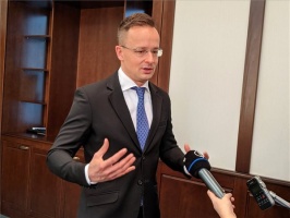 Szijjártó Péter Bukarestben