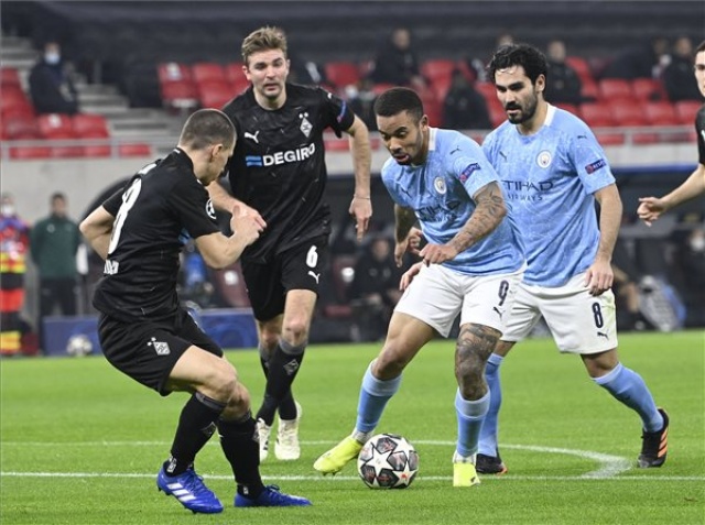 Labdarúgó BL - Borussia Mönchengladbach-Manchester City