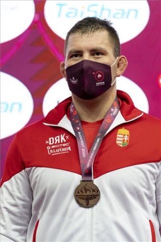 Olimpiai kvalifikációs birkózótorna Budapesten - Varga Ádám bronzérmes 
