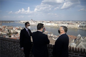 Orbán Viktor találkozója Matteo Salvinivel és Mateusz Morawieckivel Budapesten